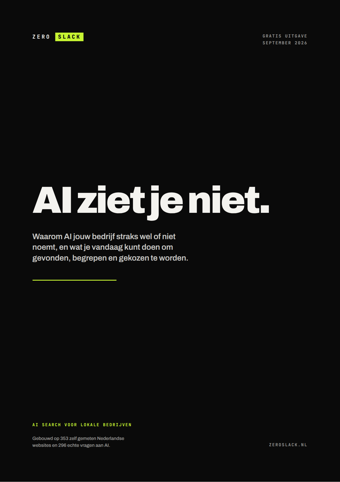 De omslag van het ebook AI ziet je niet