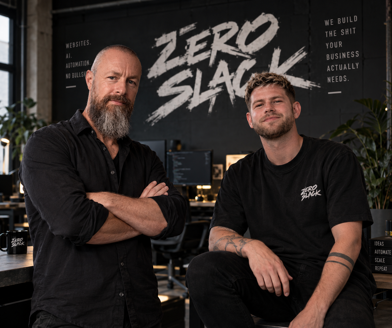 Daan van Oploo en Sven Burger, oprichters van ZERO SLACK